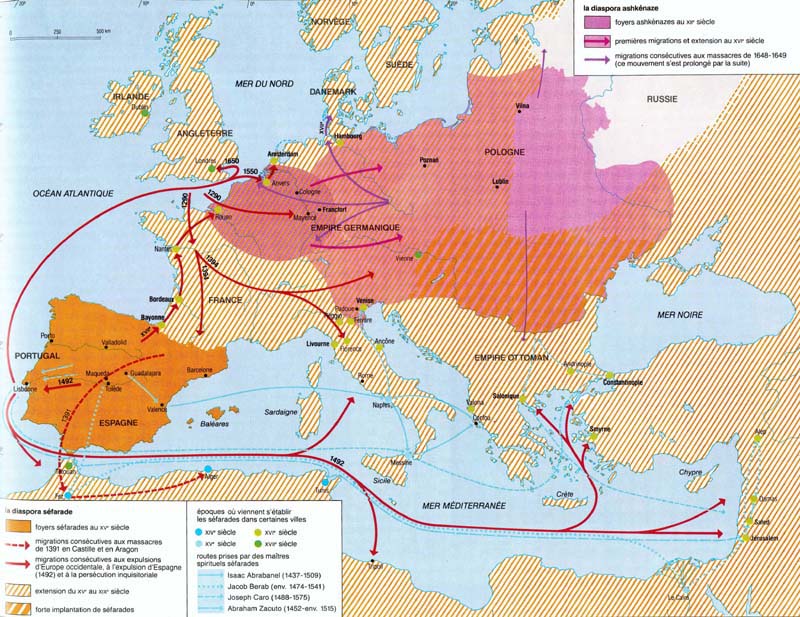 carte juifs